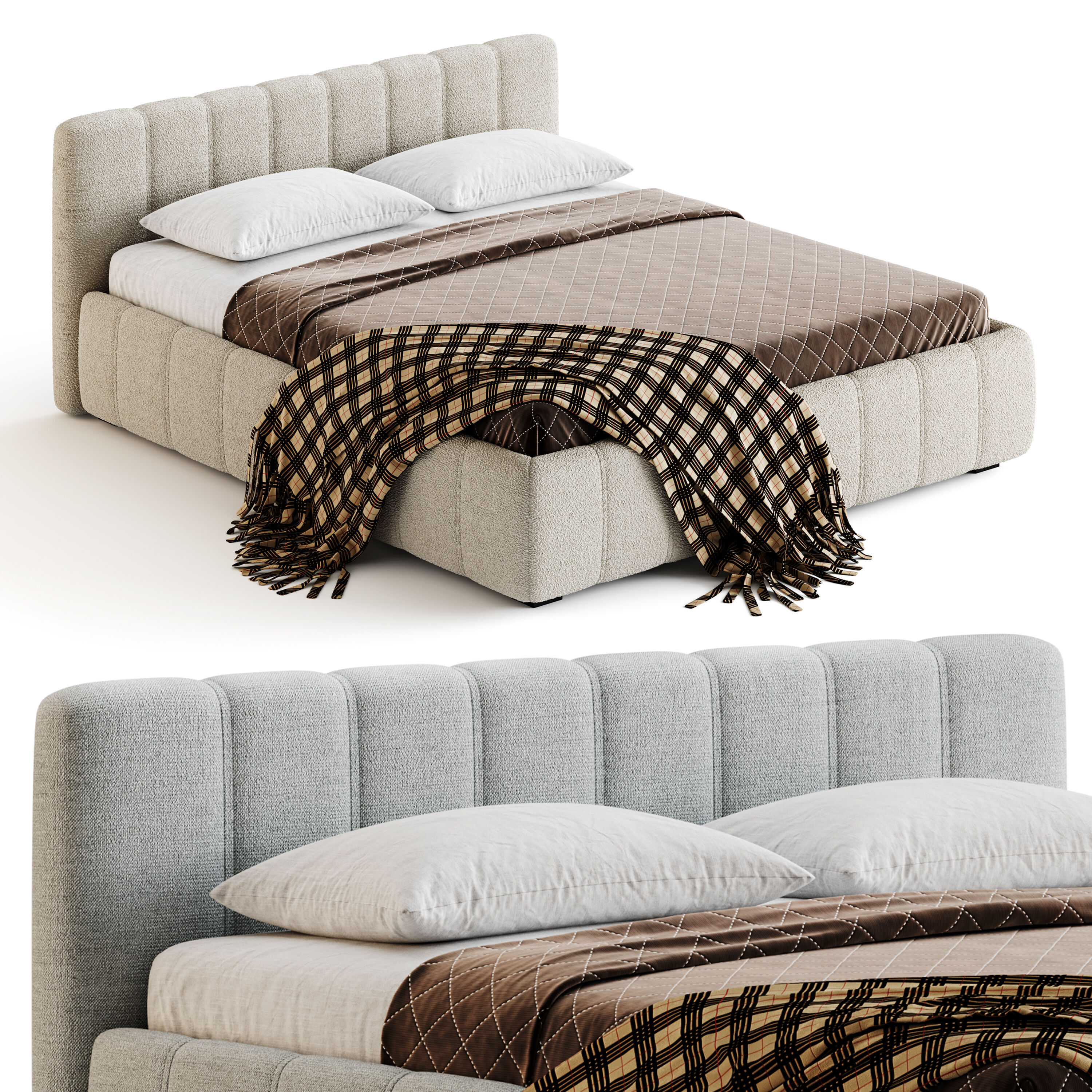 Bed TACOMA 3D model_2