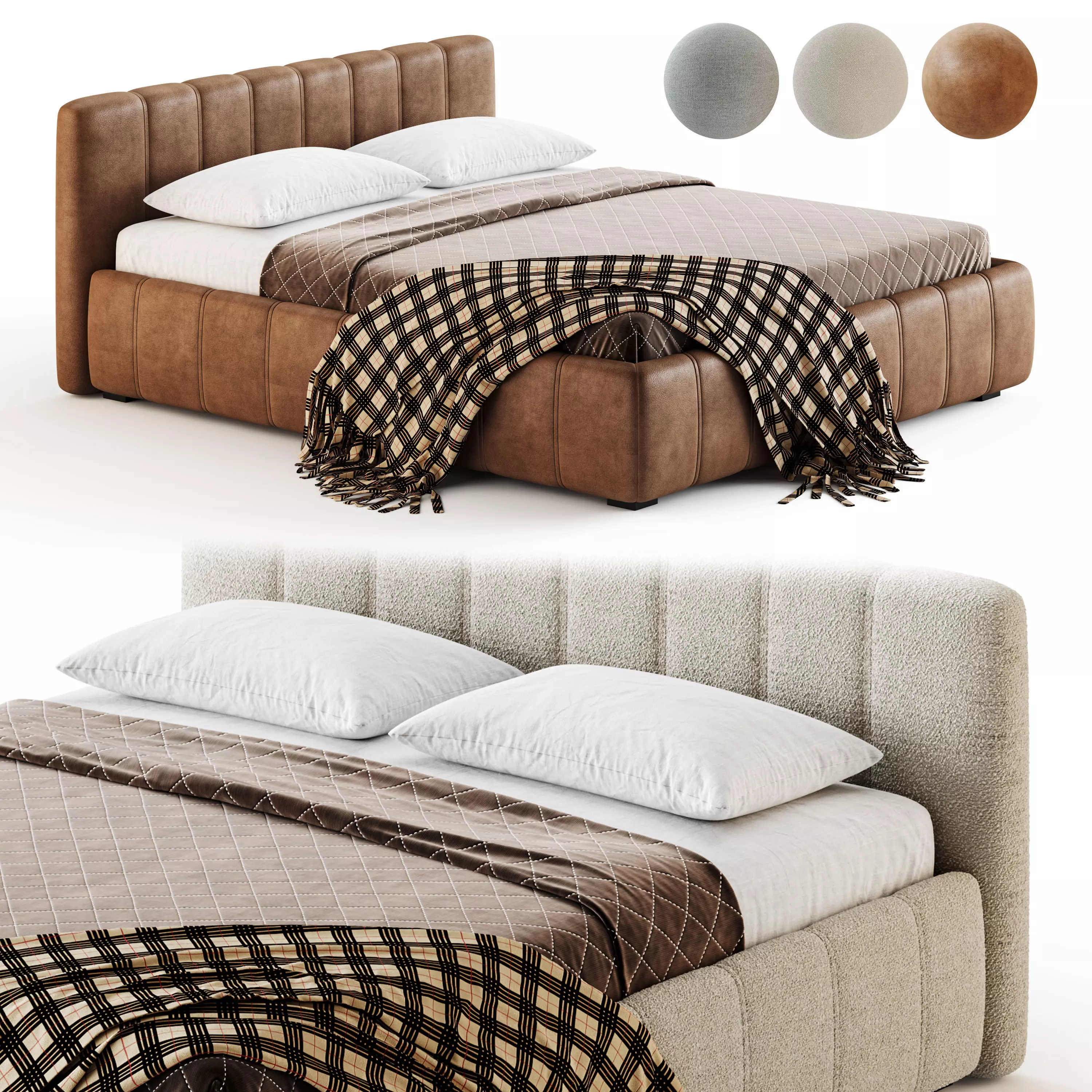 Bed TACOMA 3D model_0