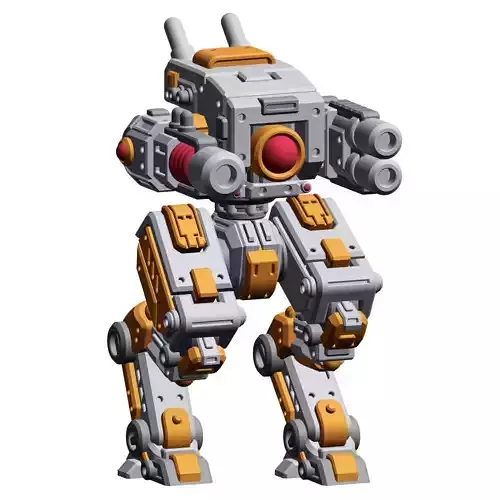 Mech Forge Cricket Miniature SciFi Mech for Tabletop Wargames 