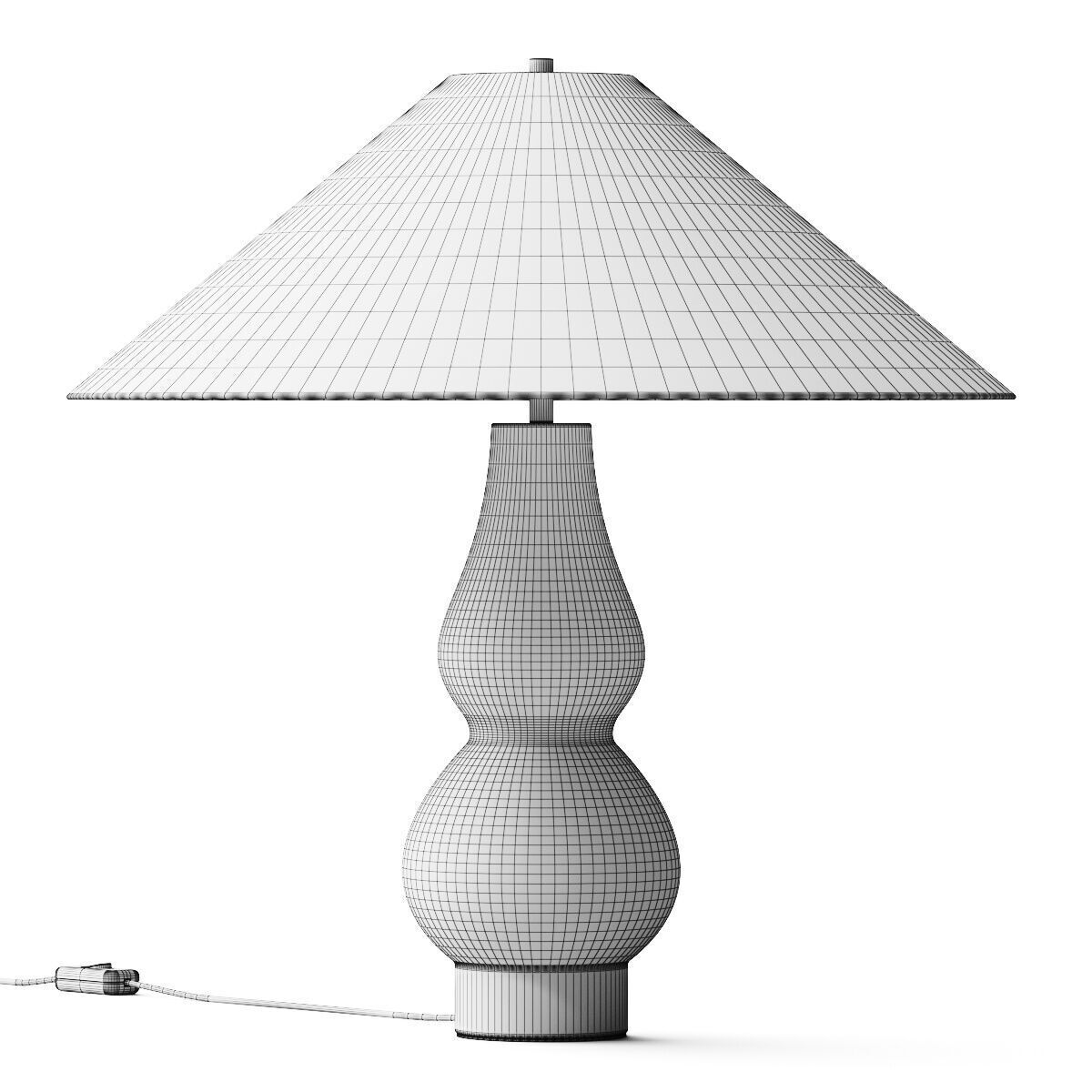 DISC Interiors Seine Table Lamp 3D model_2