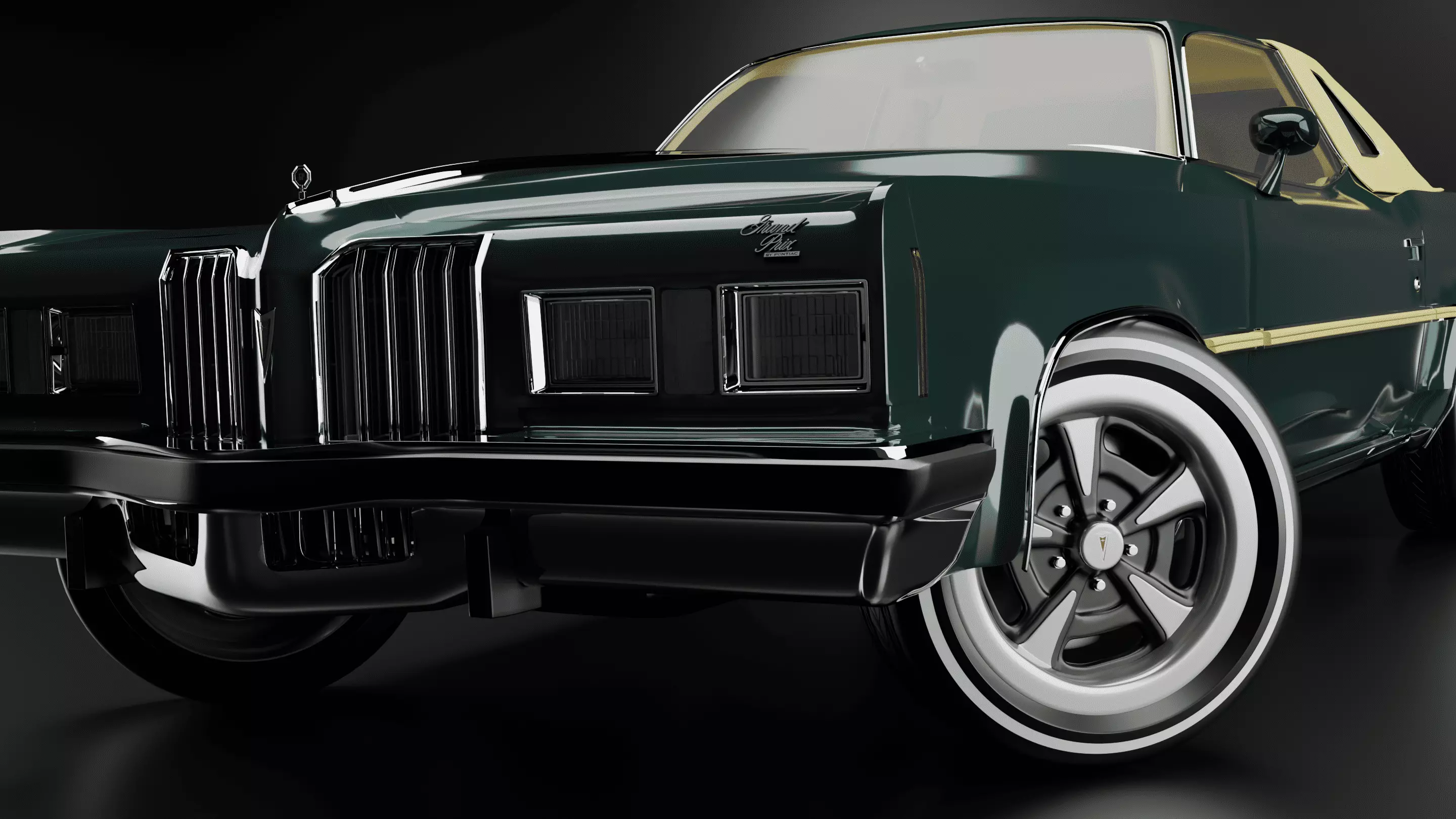 1977 Pontiac Grand Prix SJ 3D model