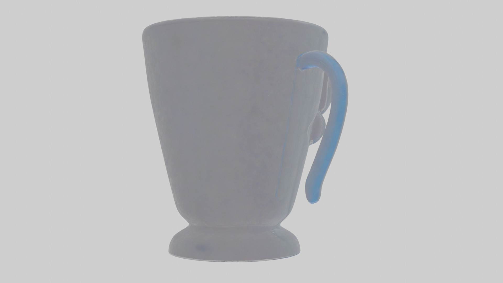 Cartoon Measuring Cup Low-poly 3D model_3