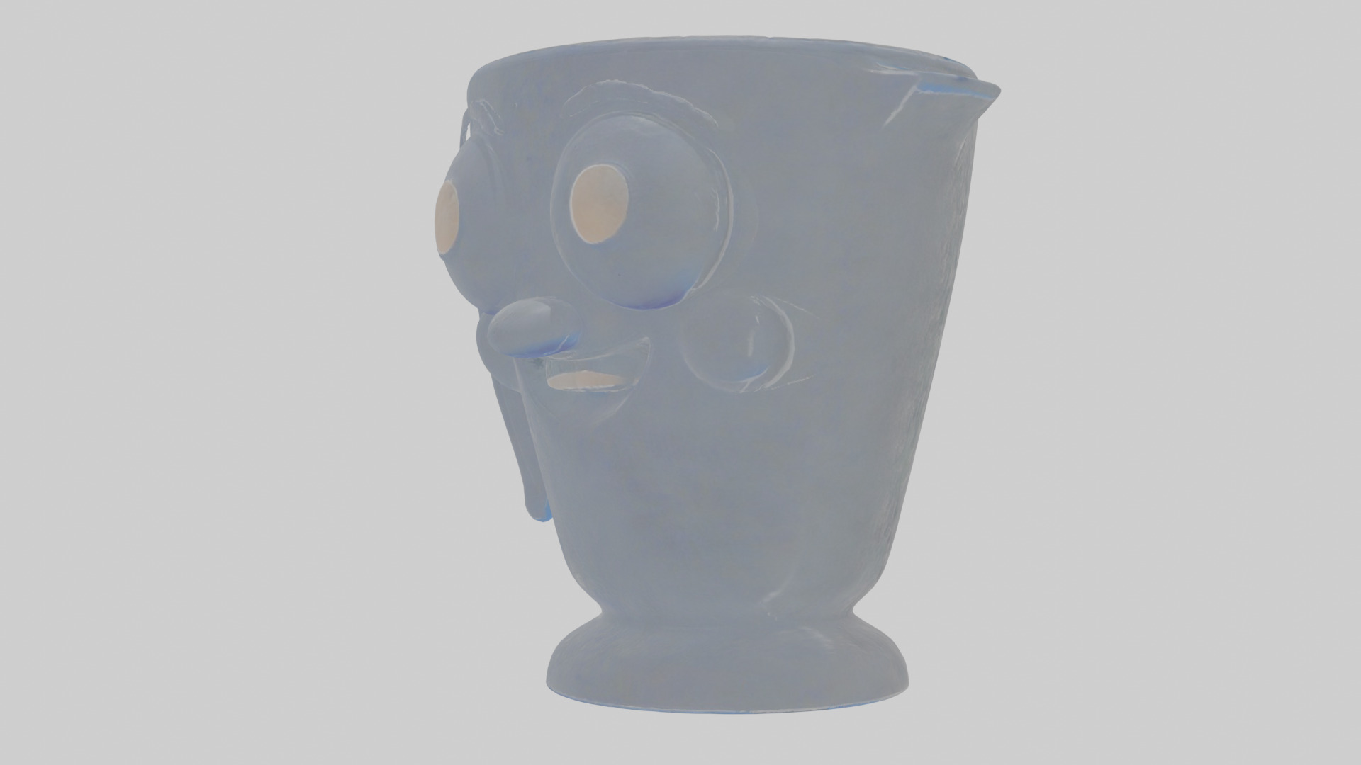 Cartoon Measuring Cup Low-poly 3D model_13