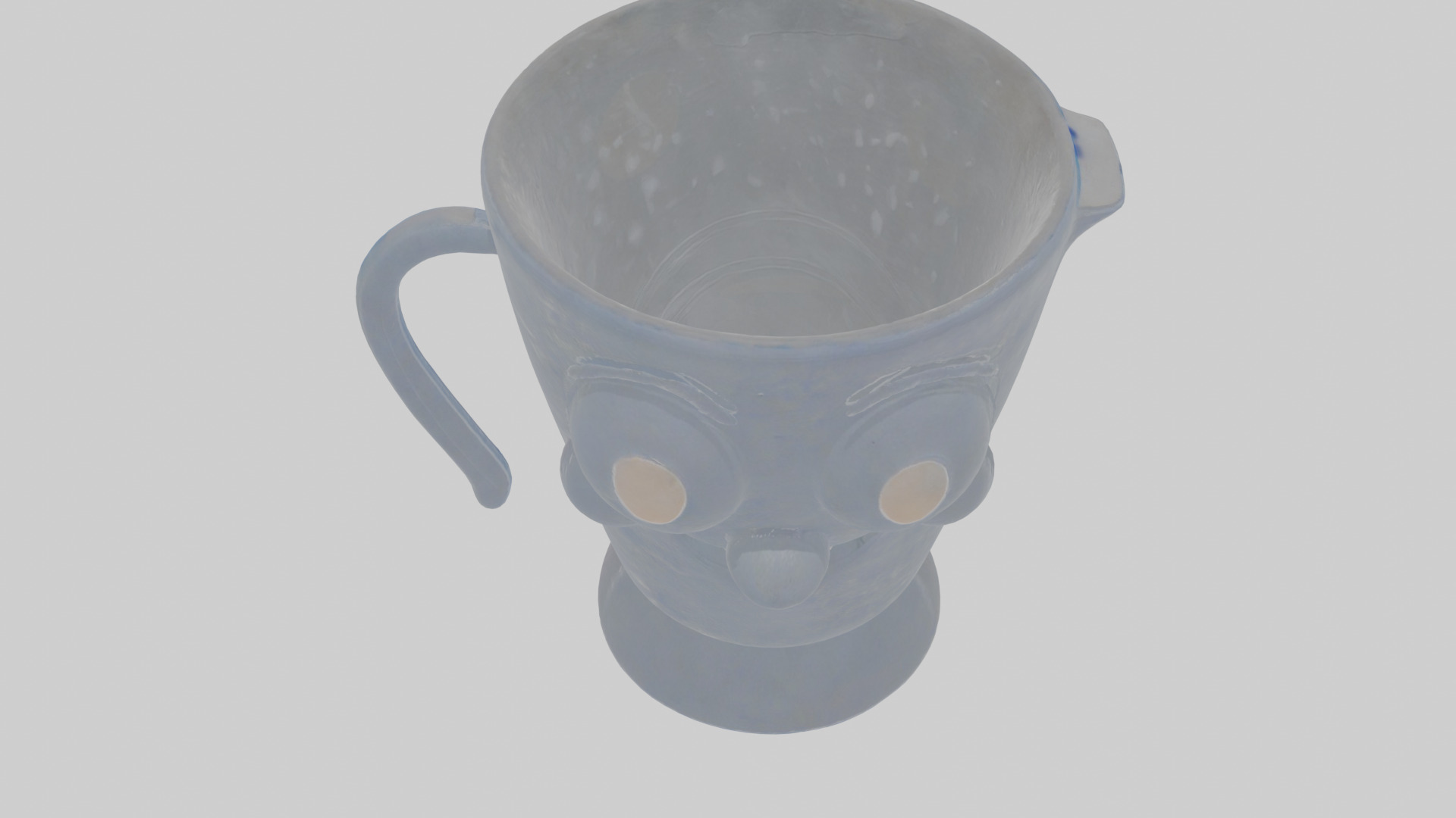 Cartoon Measuring Cup Low-poly 3D model_25