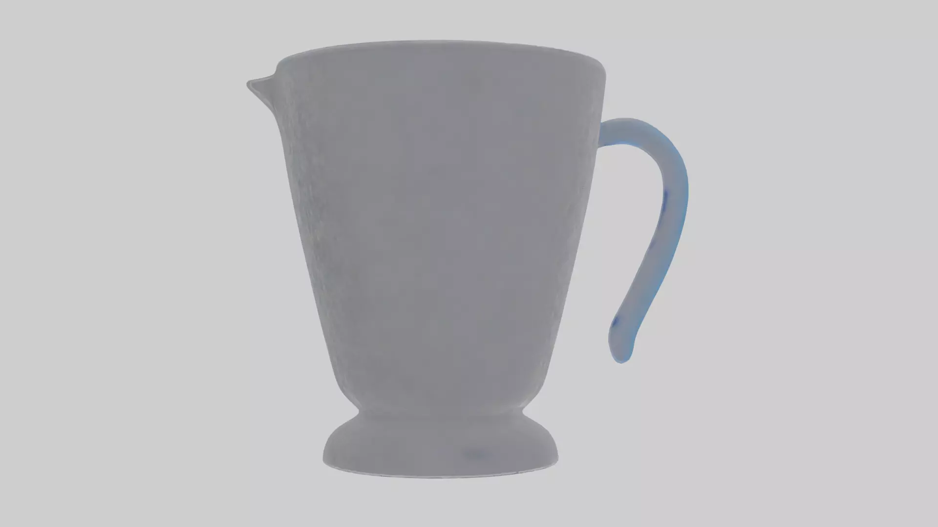 Cartoon Measuring Cup Low-poly 3D model_0