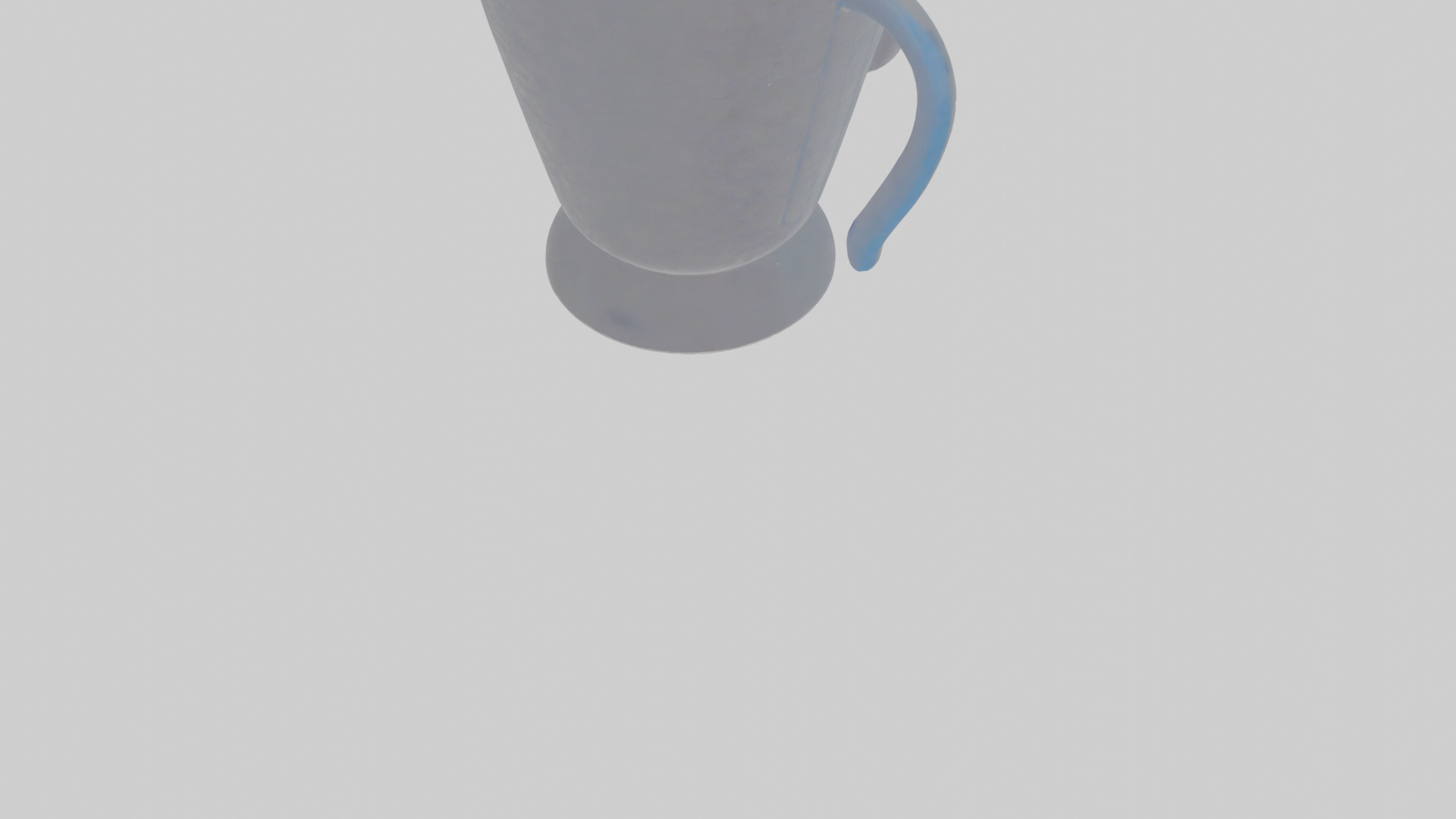 Cartoon Measuring Cup Low-poly 3D model_5