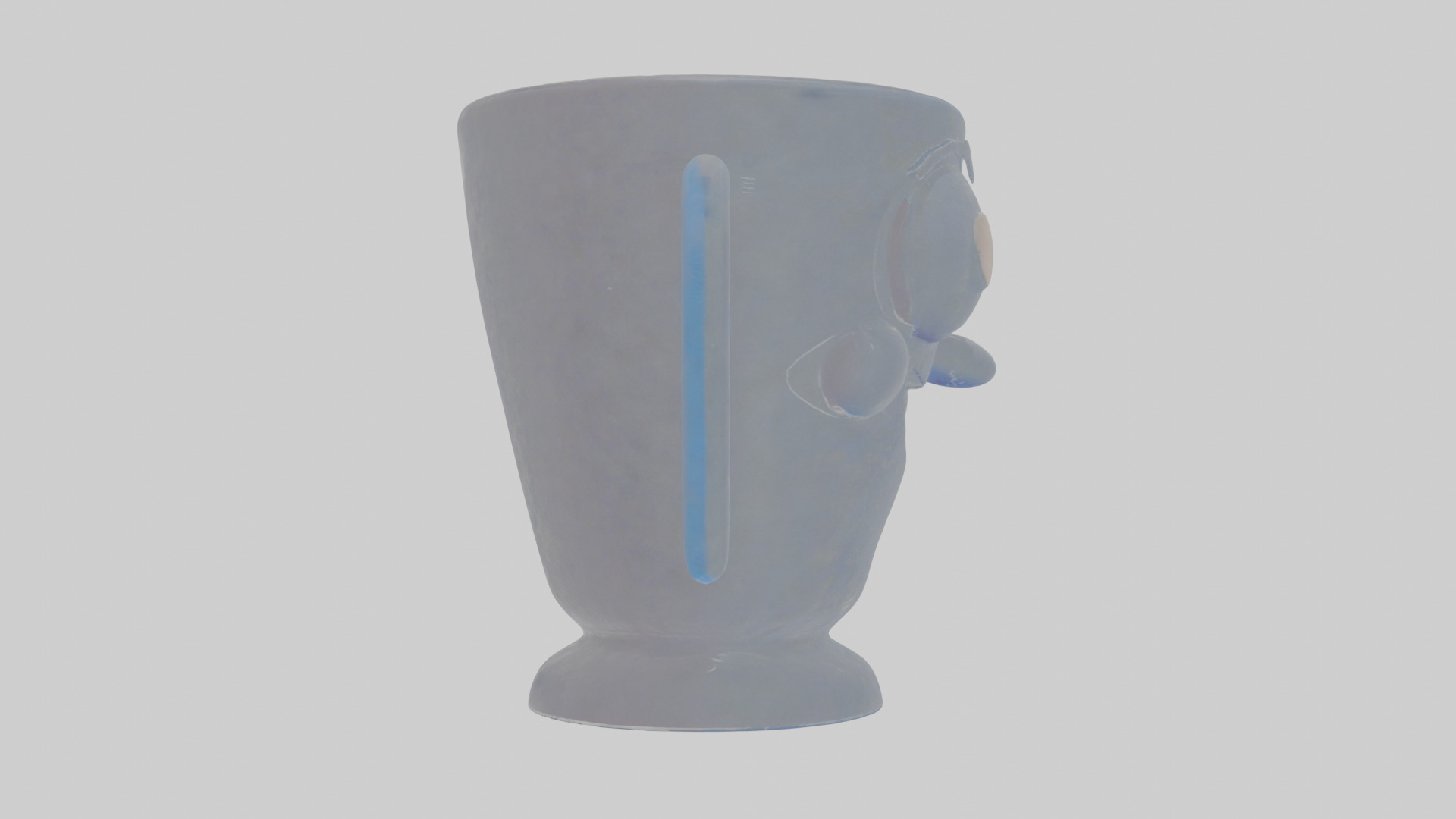 Cartoon Measuring Cup Low-poly 3D model_20