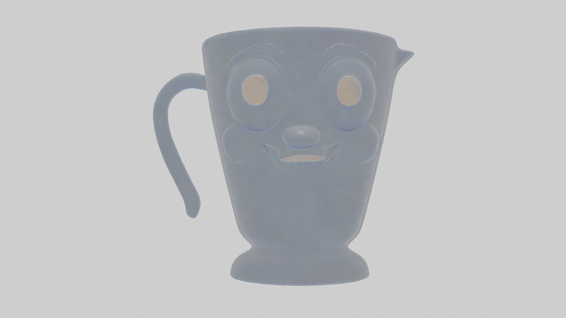 Cartoon Measuring Cup Low-poly 3D model_15