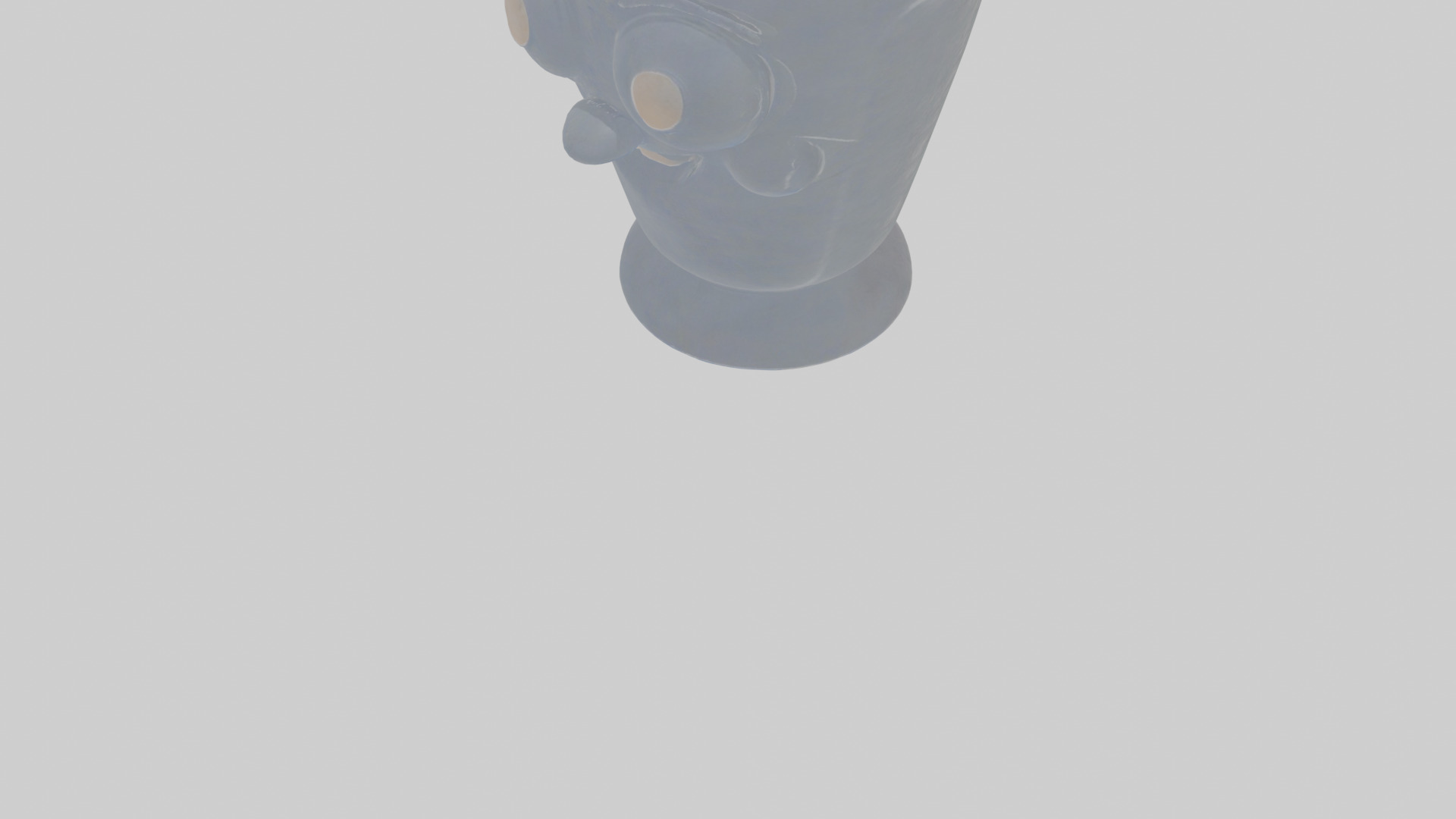 Cartoon Measuring Cup Low-poly 3D model_7