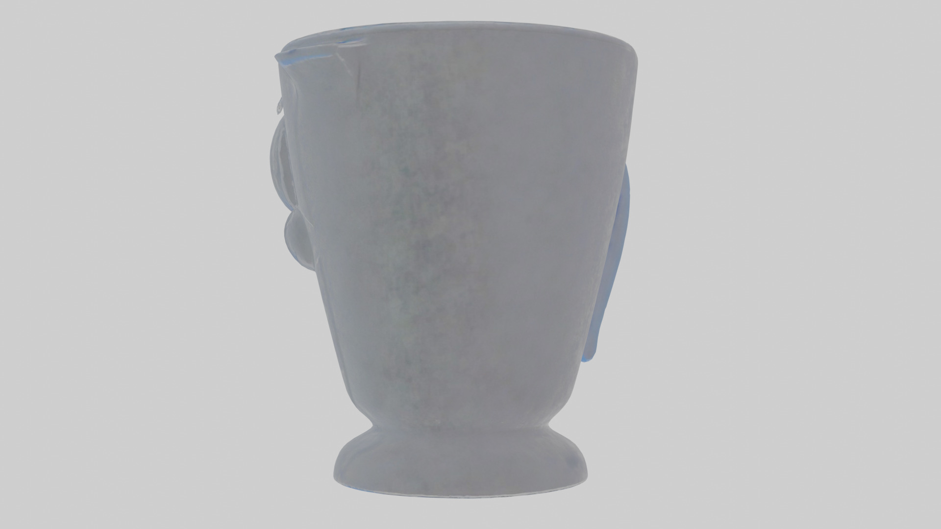 Cartoon Measuring Cup Low-poly 3D model_2