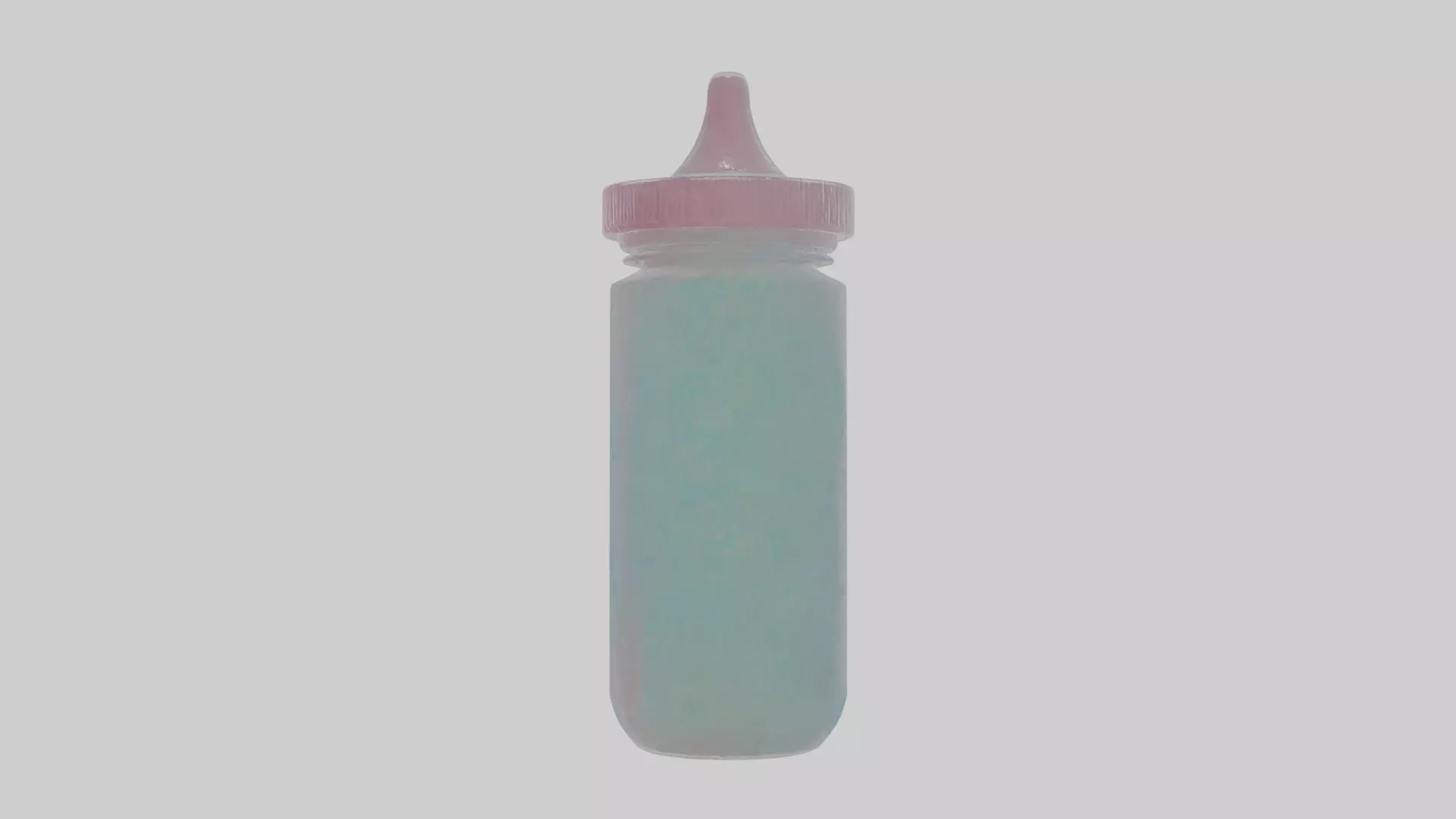 Cartoon Medicine Bottle Low-poly 3D model