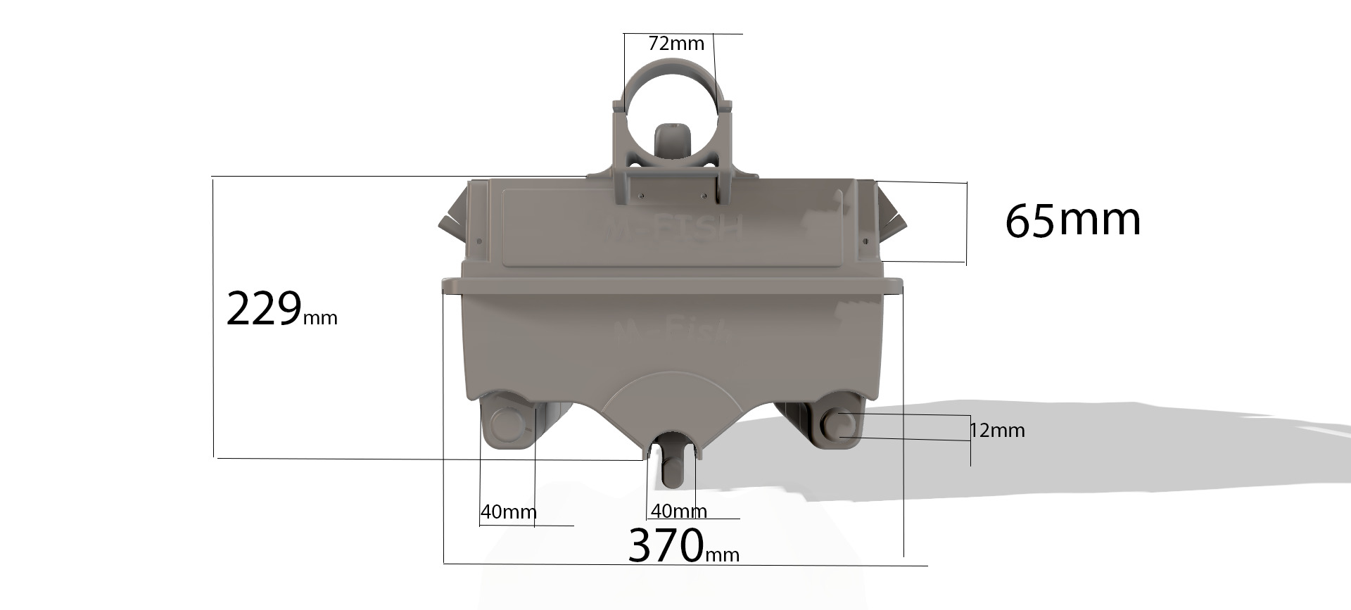 Boat Bait Carp Fishing 3D print model M-FISH-3D Printable 3D print model_2