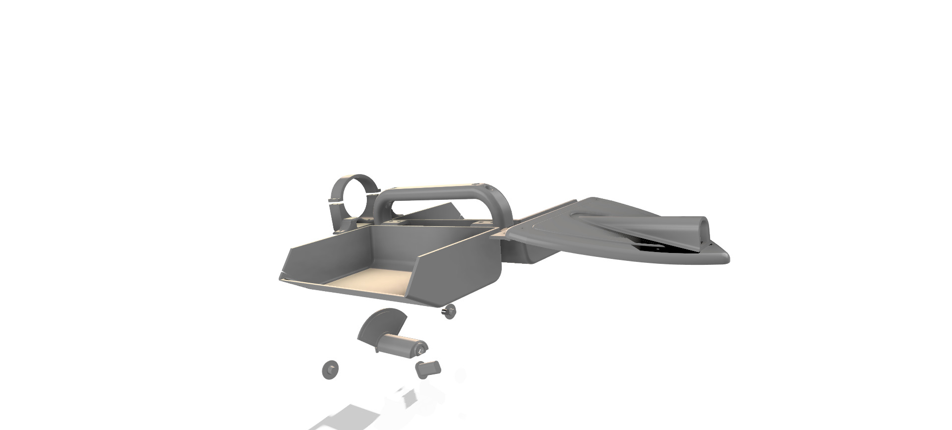 Boat Bait Carp Fishing 3D print model M-FISH-3D Printable 3D print model_22