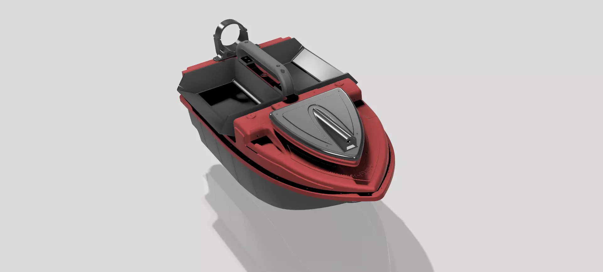 Boat Bait Carp Fishing 3D print model M-FISH-3D Printable 3D print model_0