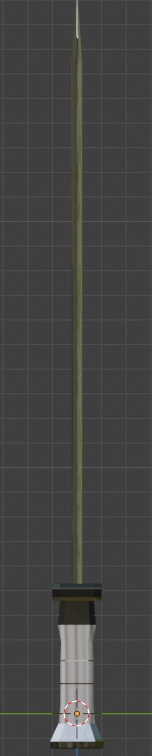 METALLIC REALISTIC MEDIAVAL SWORD Low-poly 3D model_3