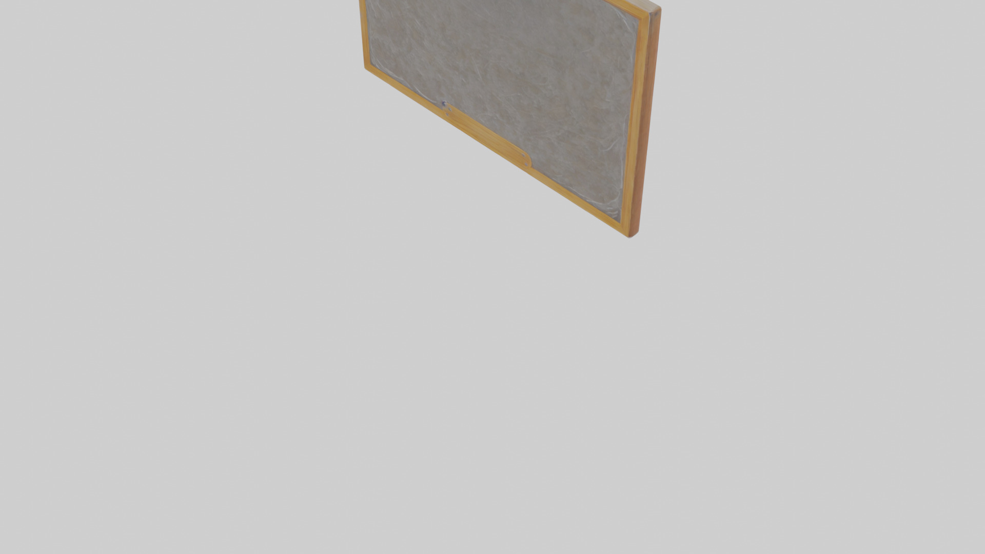 Cartoon Menu Board Low-poly 3D model_8