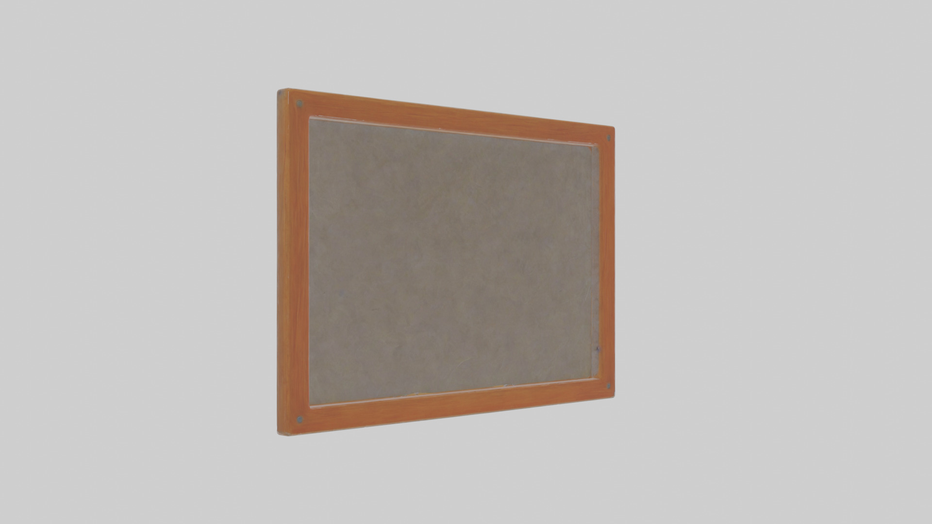 Cartoon Menu Board Low-poly 3D model_1