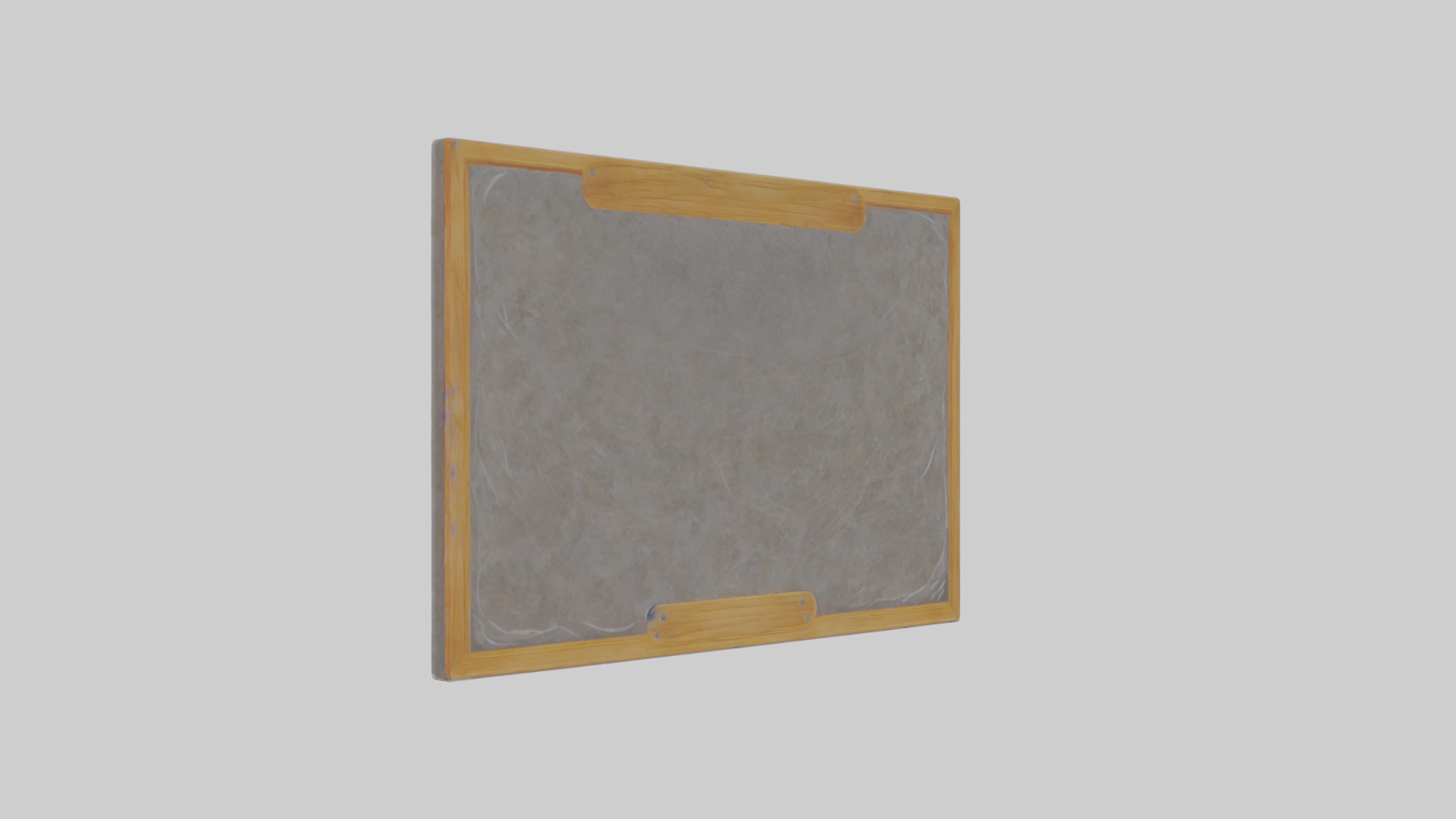 Cartoon Menu Board Low-poly 3D model_11