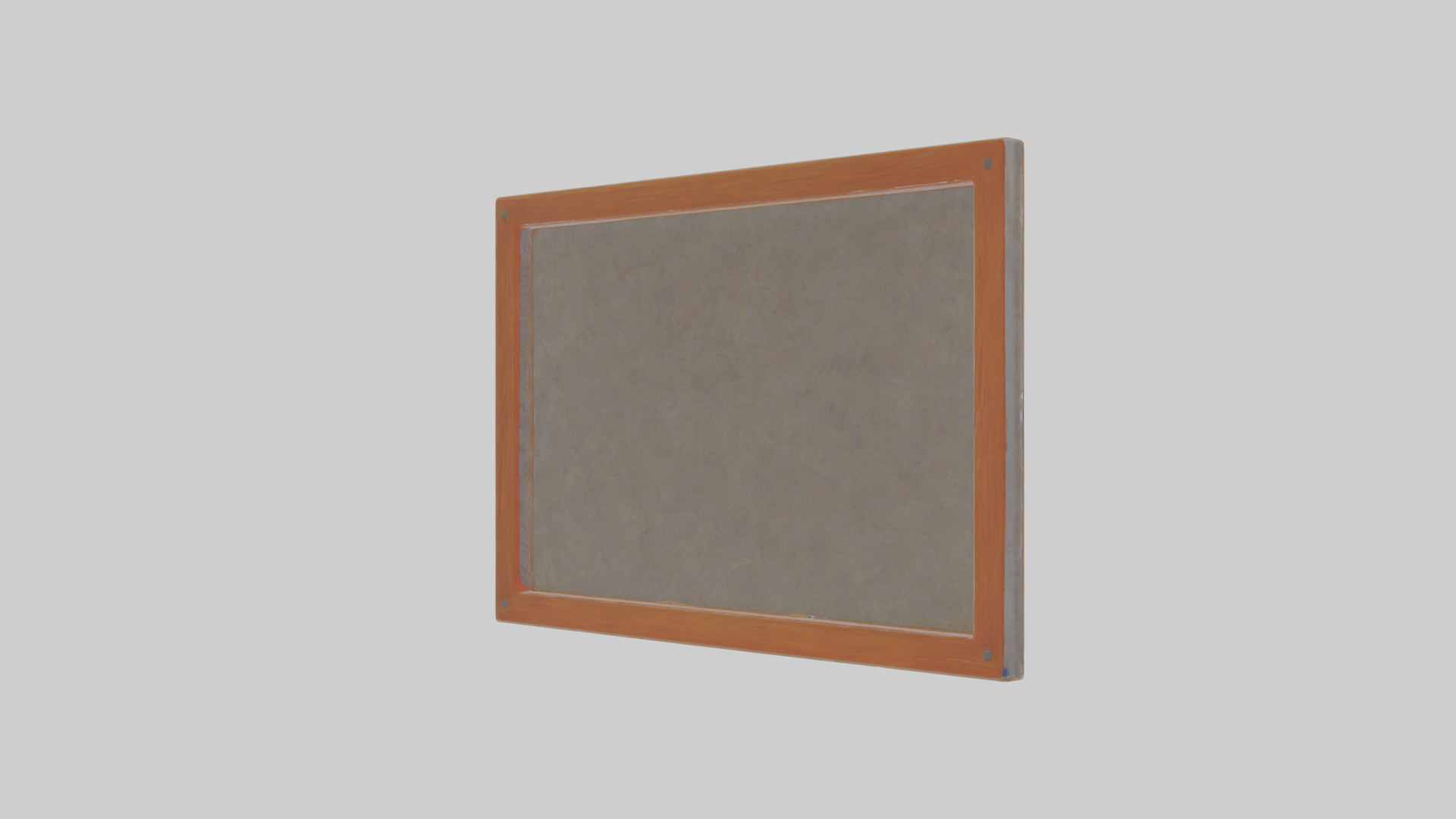 Cartoon Menu Board Low-poly 3D model_3