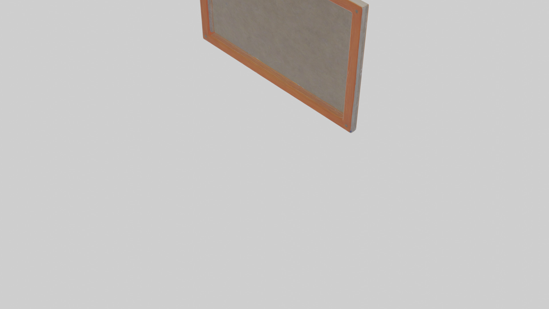 Cartoon Menu Board Low-poly 3D model_6