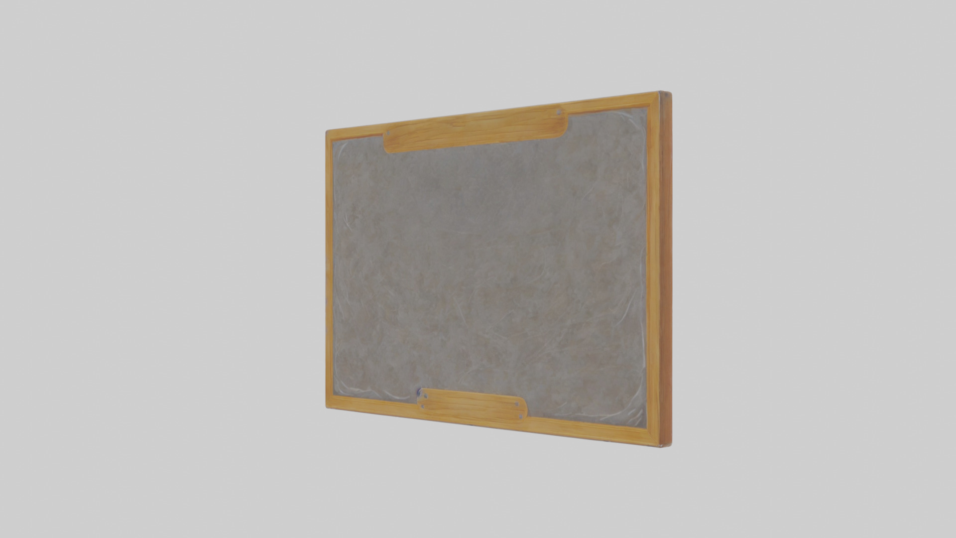 Cartoon Menu Board Low-poly 3D model_16