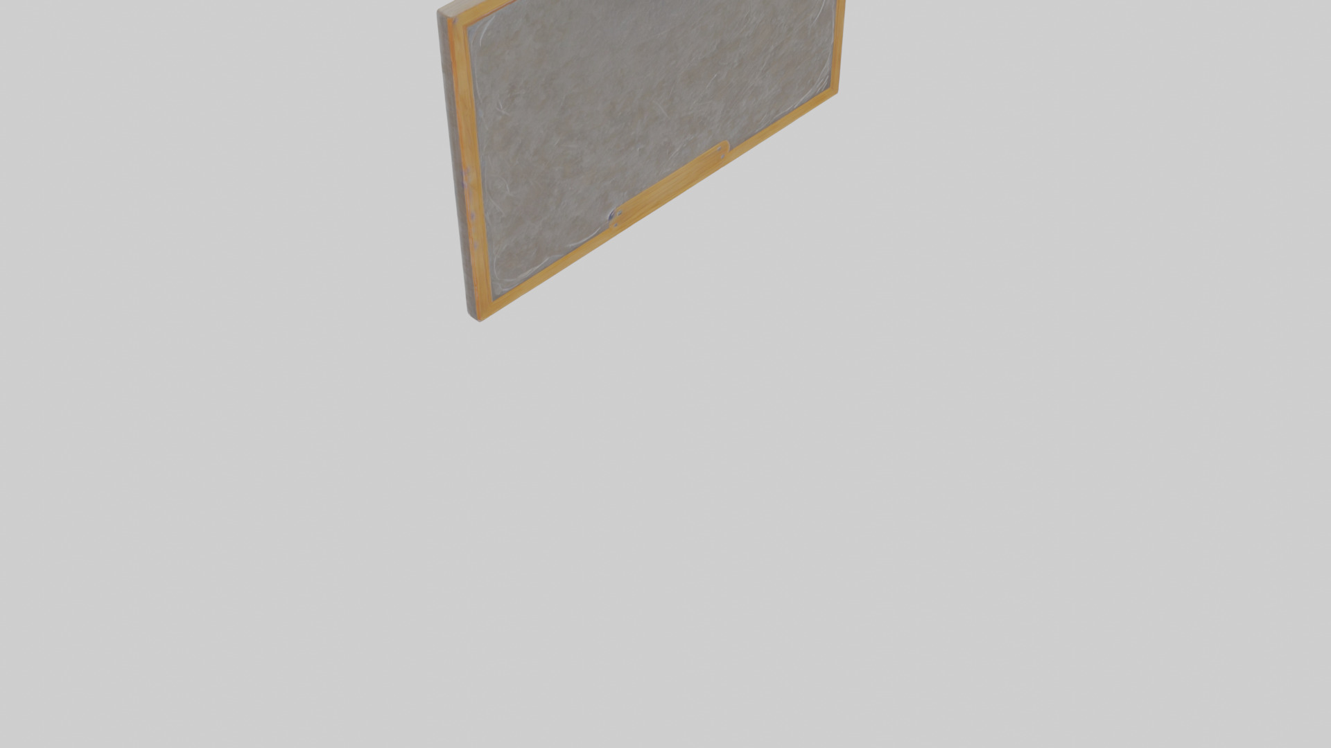 Cartoon Menu Board Low-poly 3D model_9