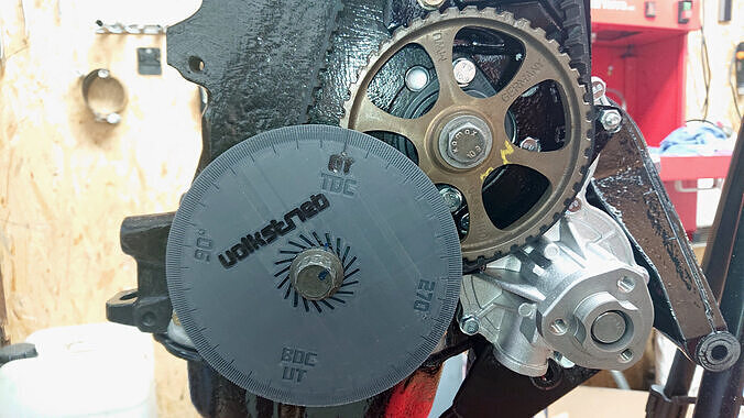 Timing  VW DegWheel 30mm 3D print model