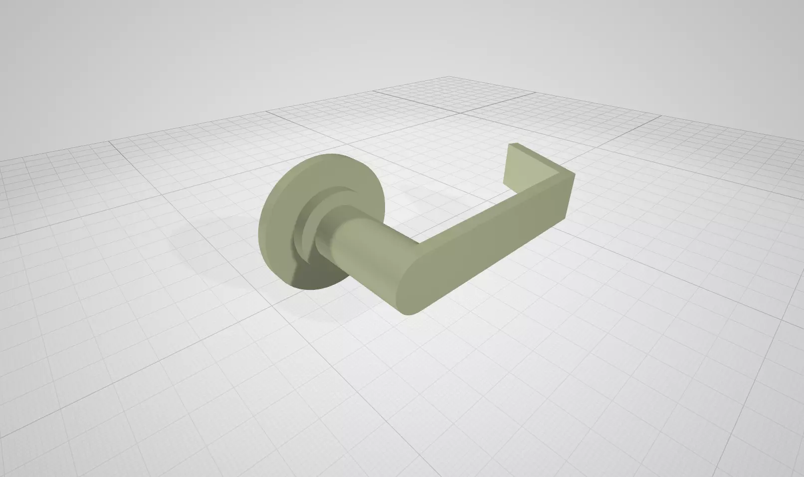 Door Handle Free 3D model_0