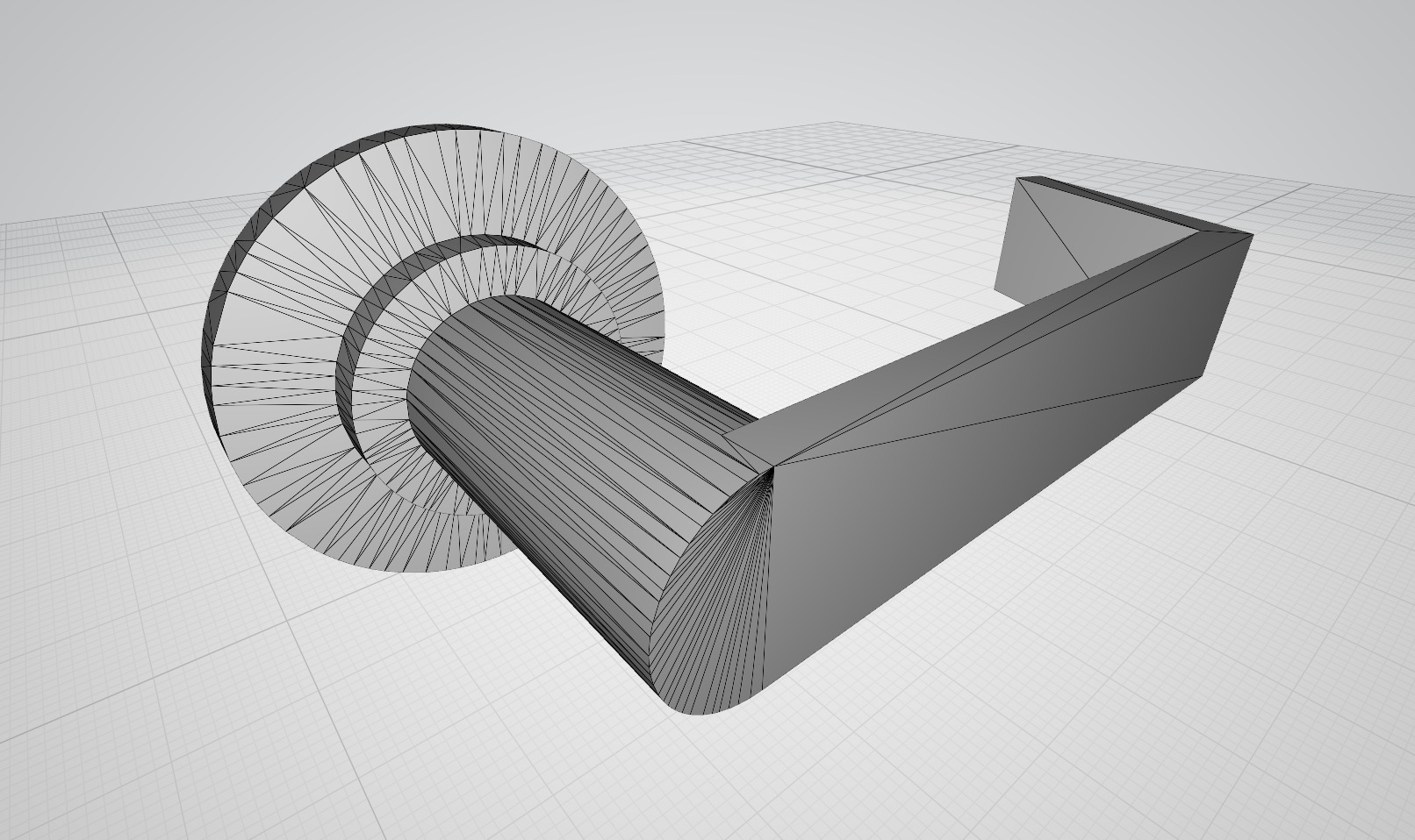 Door Handle Free 3D model_2