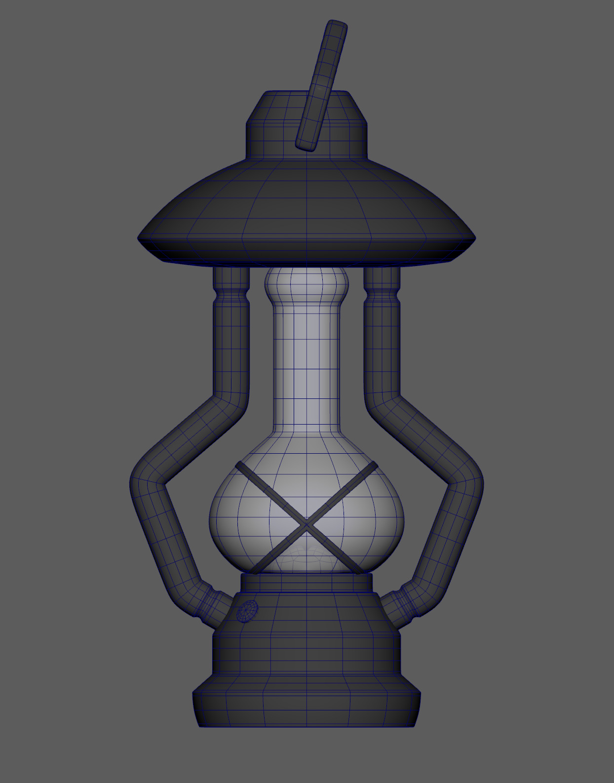 Hand Lamp 1 Low-poly 3D model_2