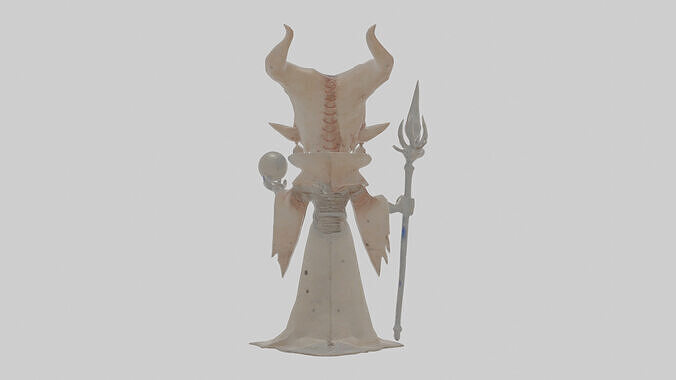 Cartoon Millicent the Manipulator of Morbid Manifestations Model Low-poly 3D model