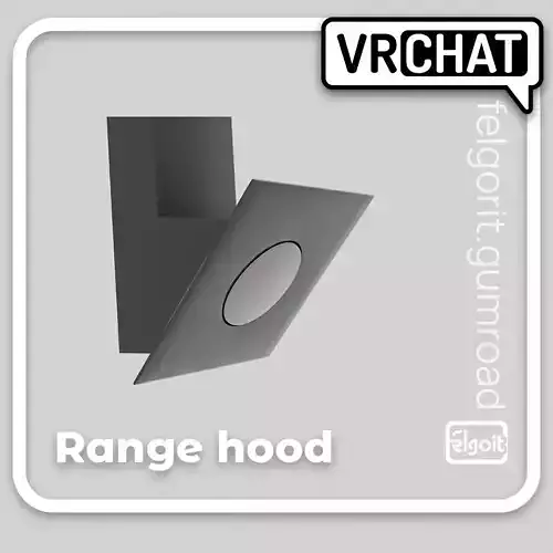 Range Hood 3D Model Low-poly 3D model