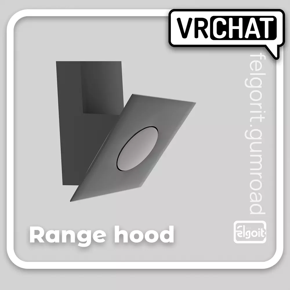 Range Hood 3D Model Low-poly 3D model_0
