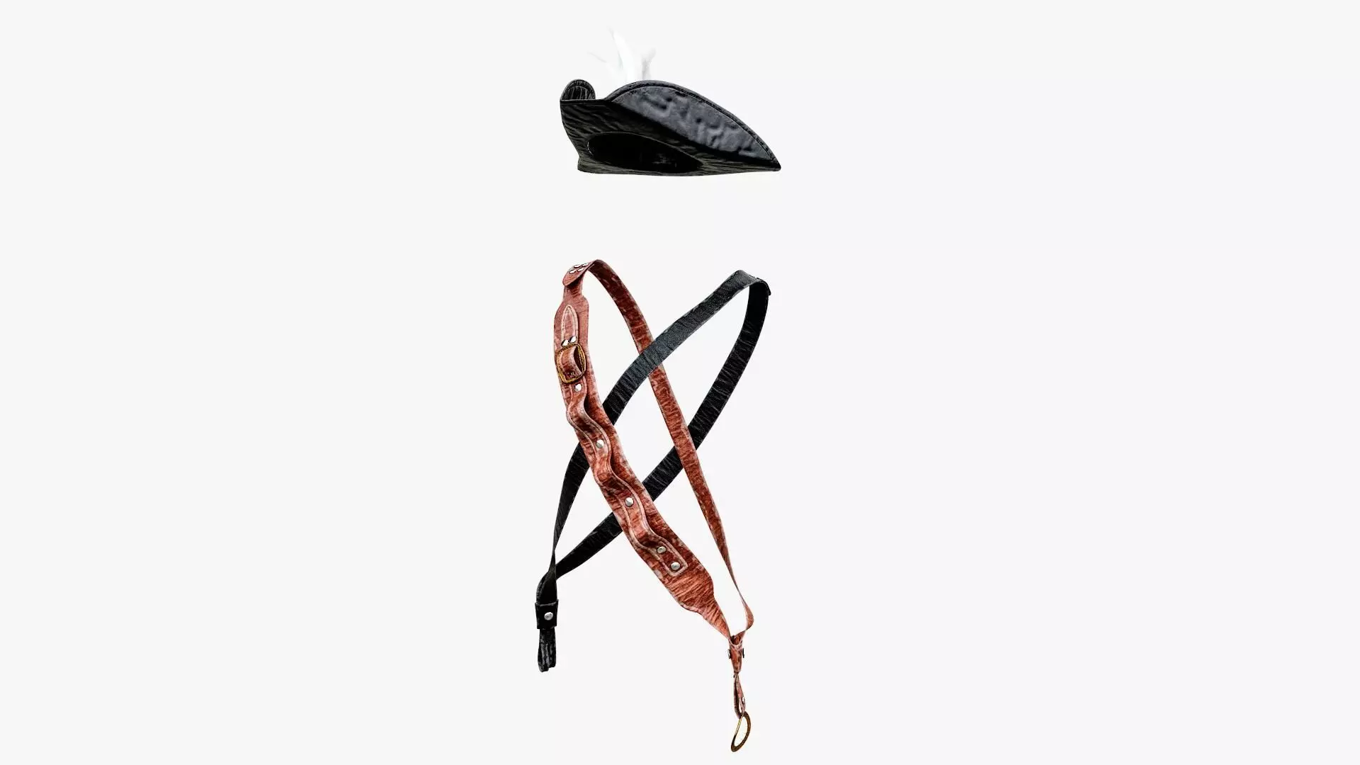 Pirate Accessories Free low-poly 3D model