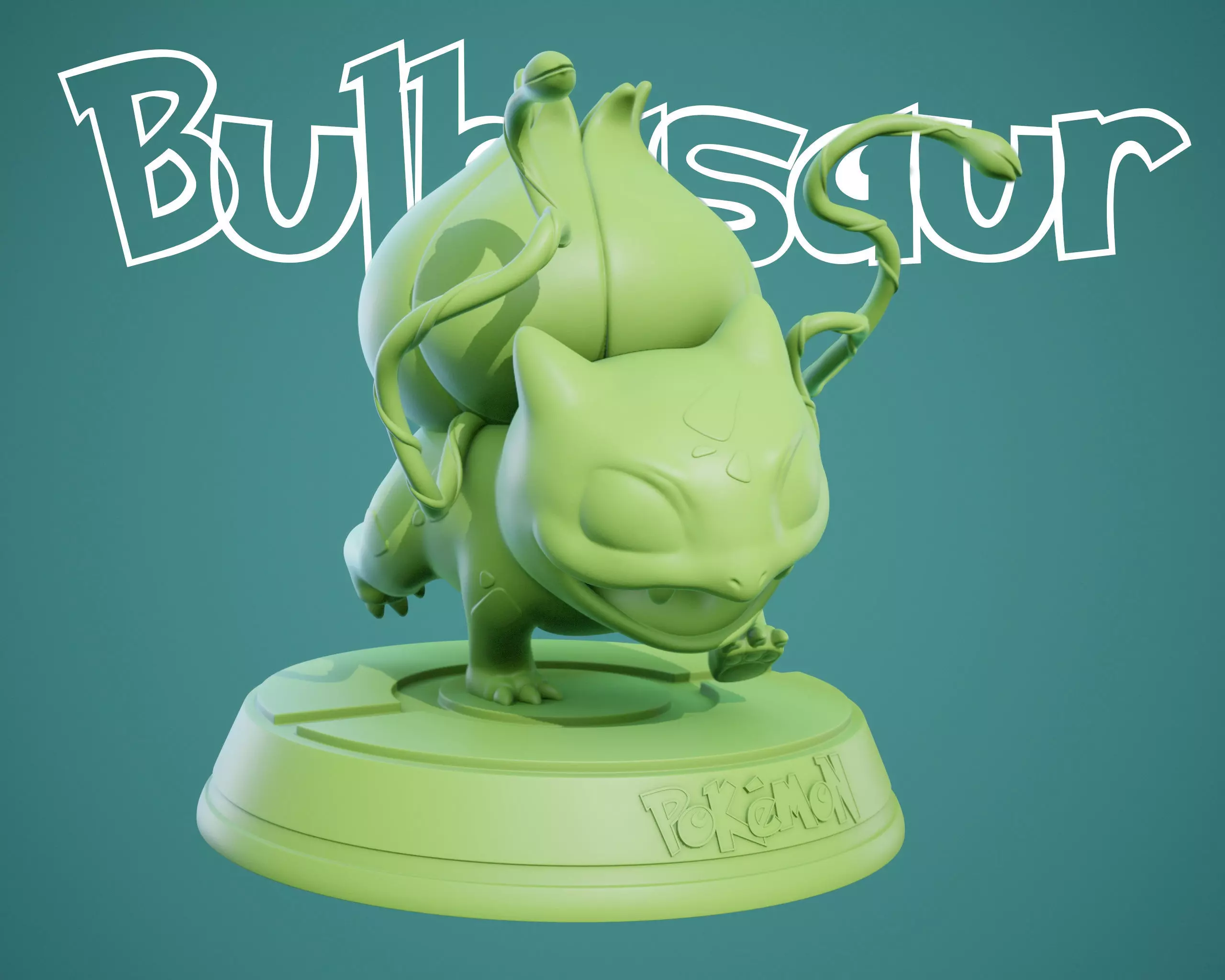 Bulbasaur 3D print model