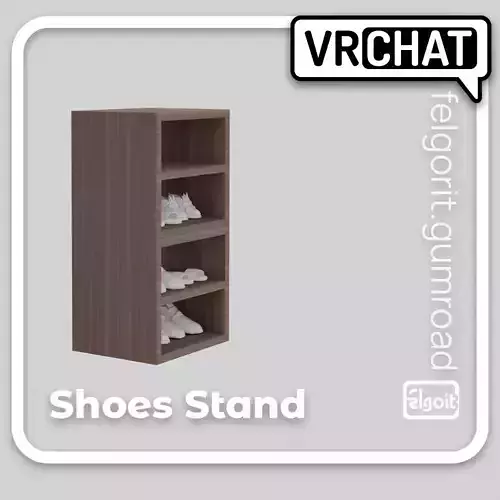 Shoes Stand 3D Model