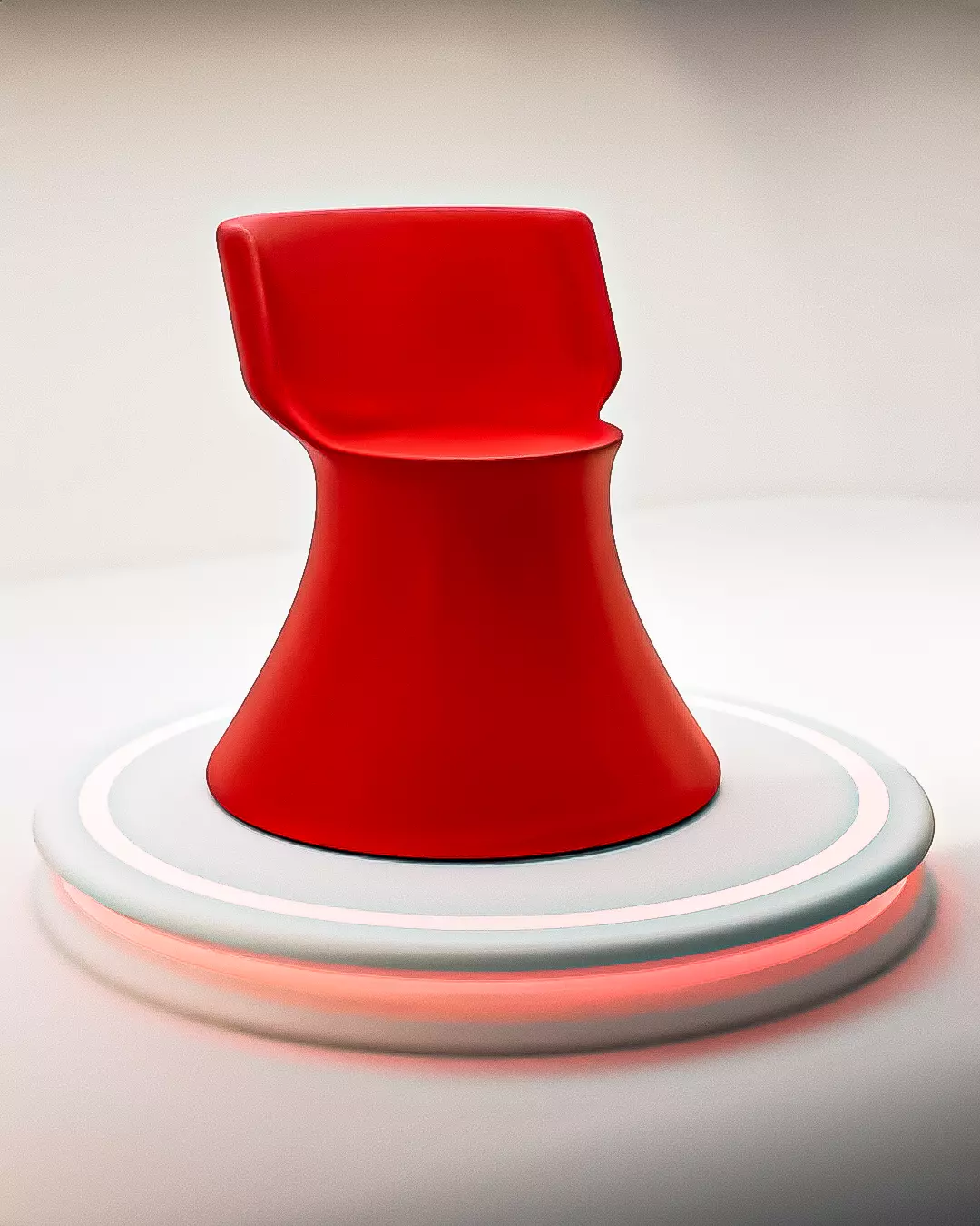 DANGEROUS MODERN ELEGANT RED FURNITURE 3D model