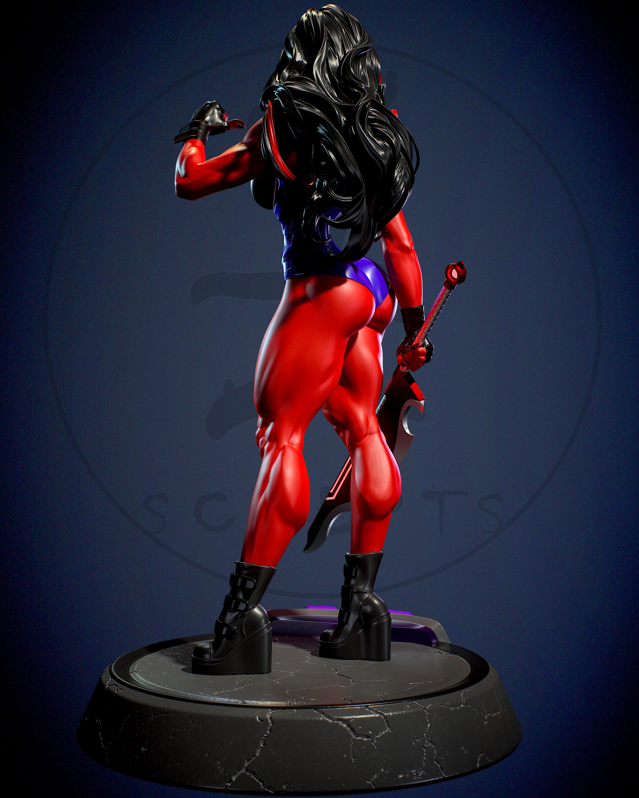 She-Hulk with NSFW 3D print model_14