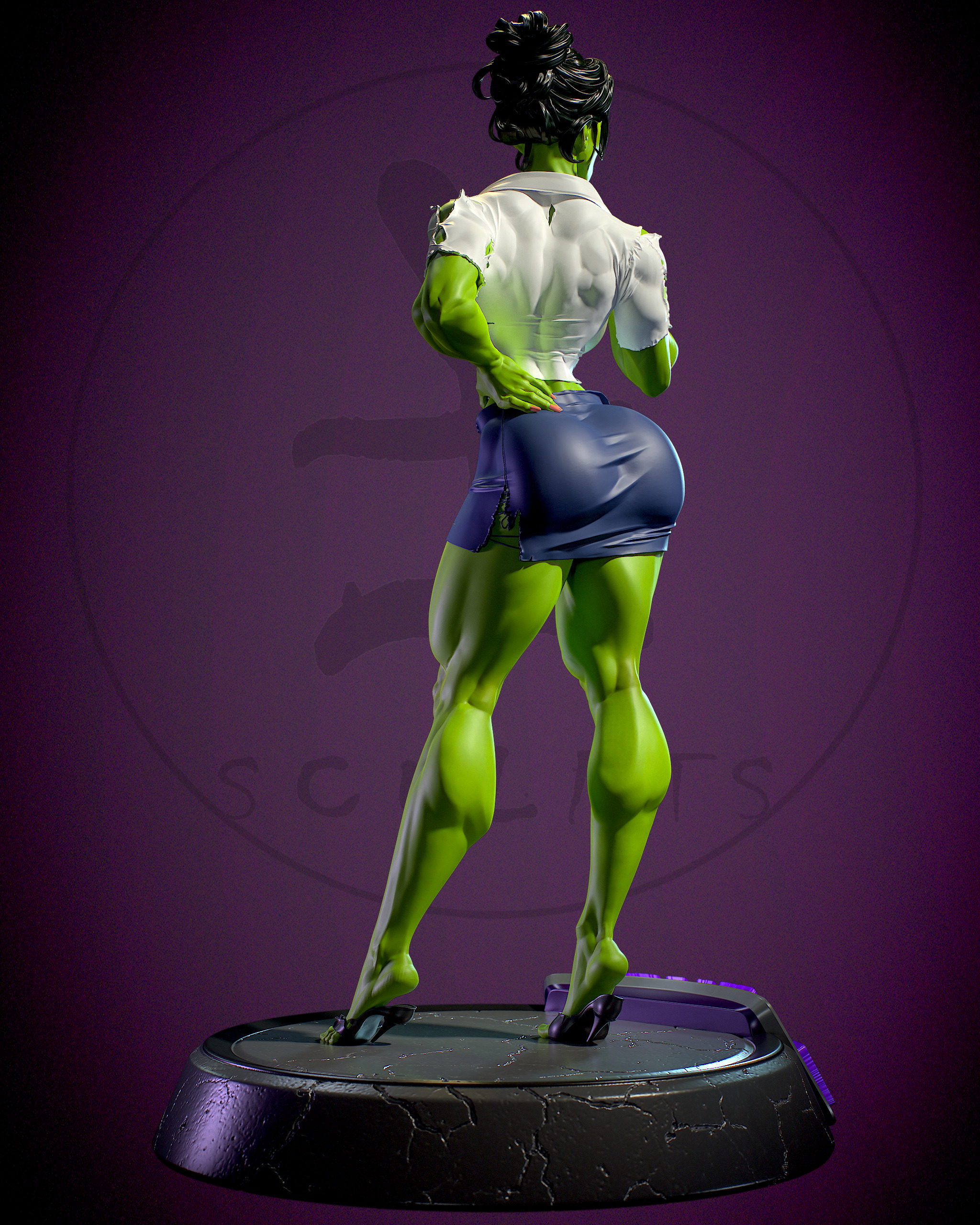 She-Hulk with NSFW 3D print model_5