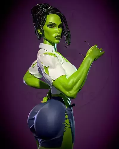 She-Hulk with NSFW 3D print model