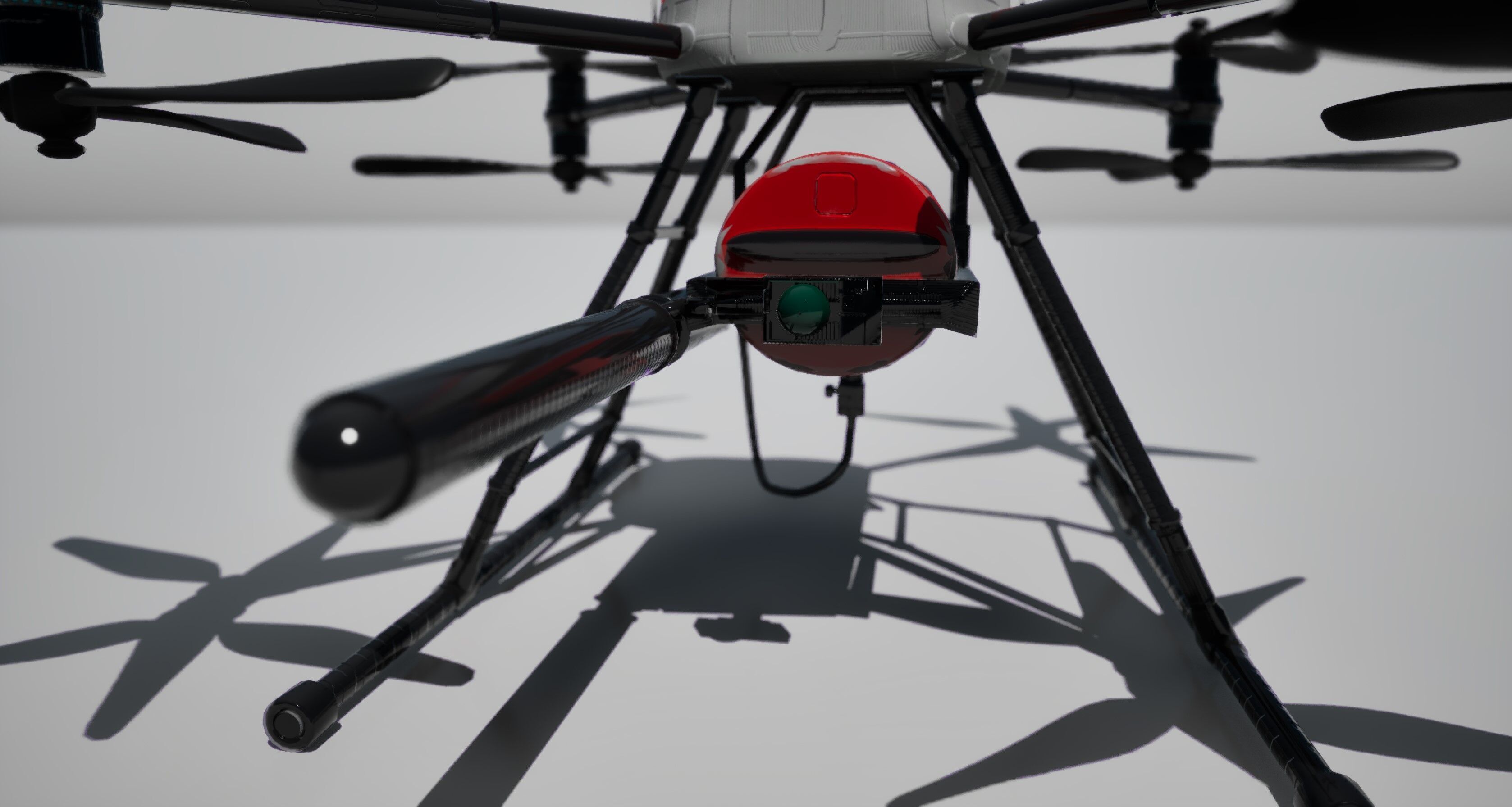 Fire Fighting Drone 3D model_2
