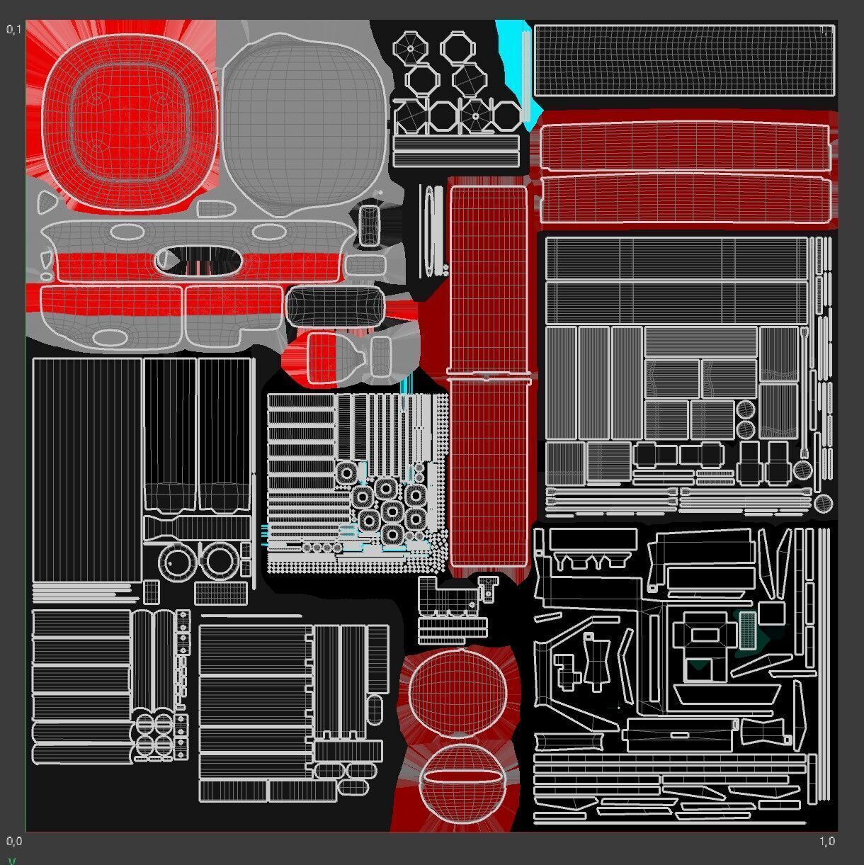 Fire Fighting Drone 3D model_11