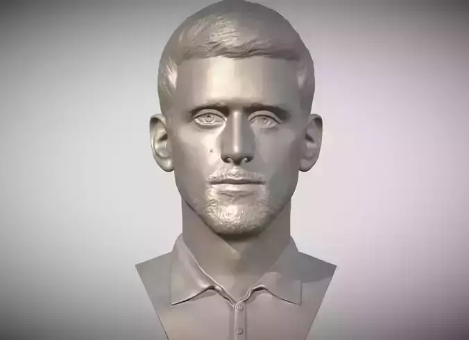 Novak Djokovic bust