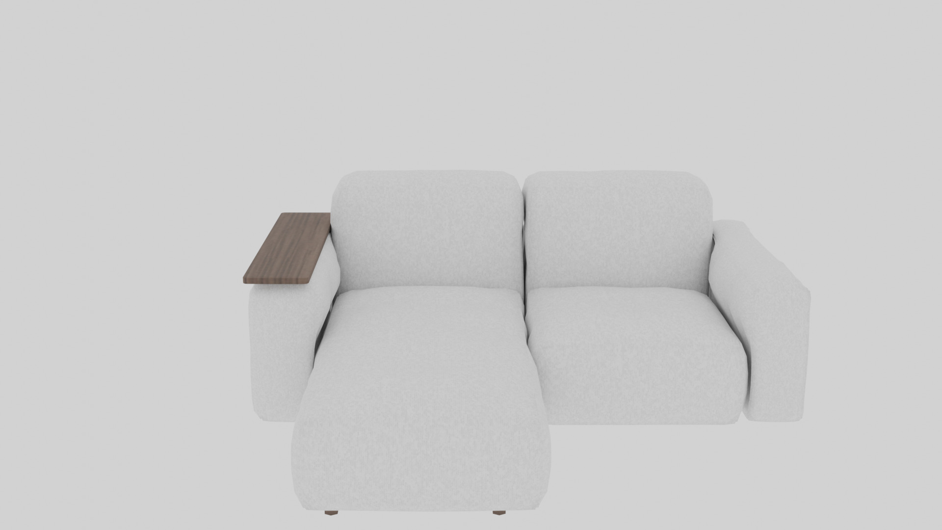 Sofa 3D Model for VRChat and Architectural Visualization Low-poly 3D model_2