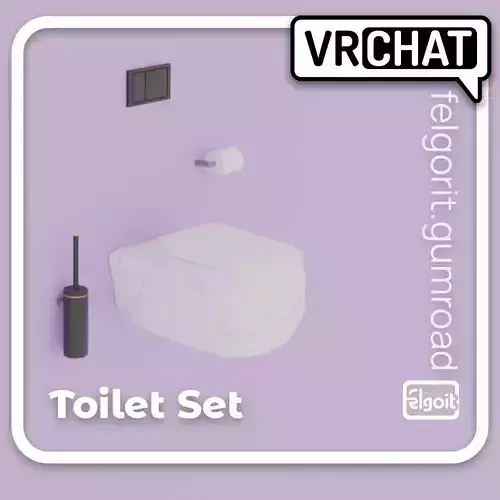 Toilet Set 3D Models