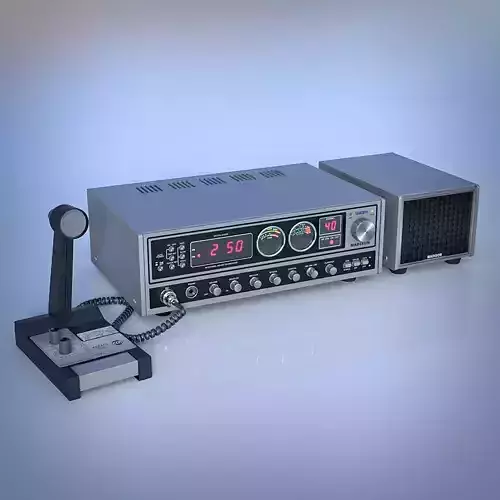 Uniden Madison CB Radio 3D model