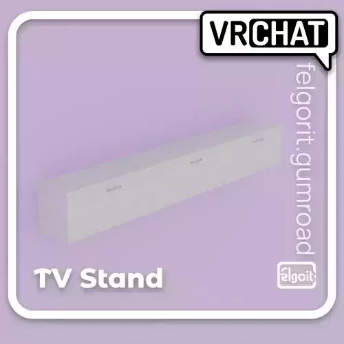 TV Stand Cabin 3D Model