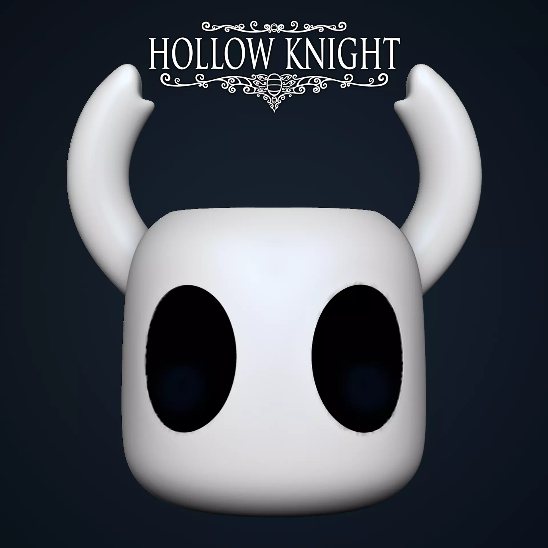 Hollow Knight 3D Flower Pot 3D print model_0