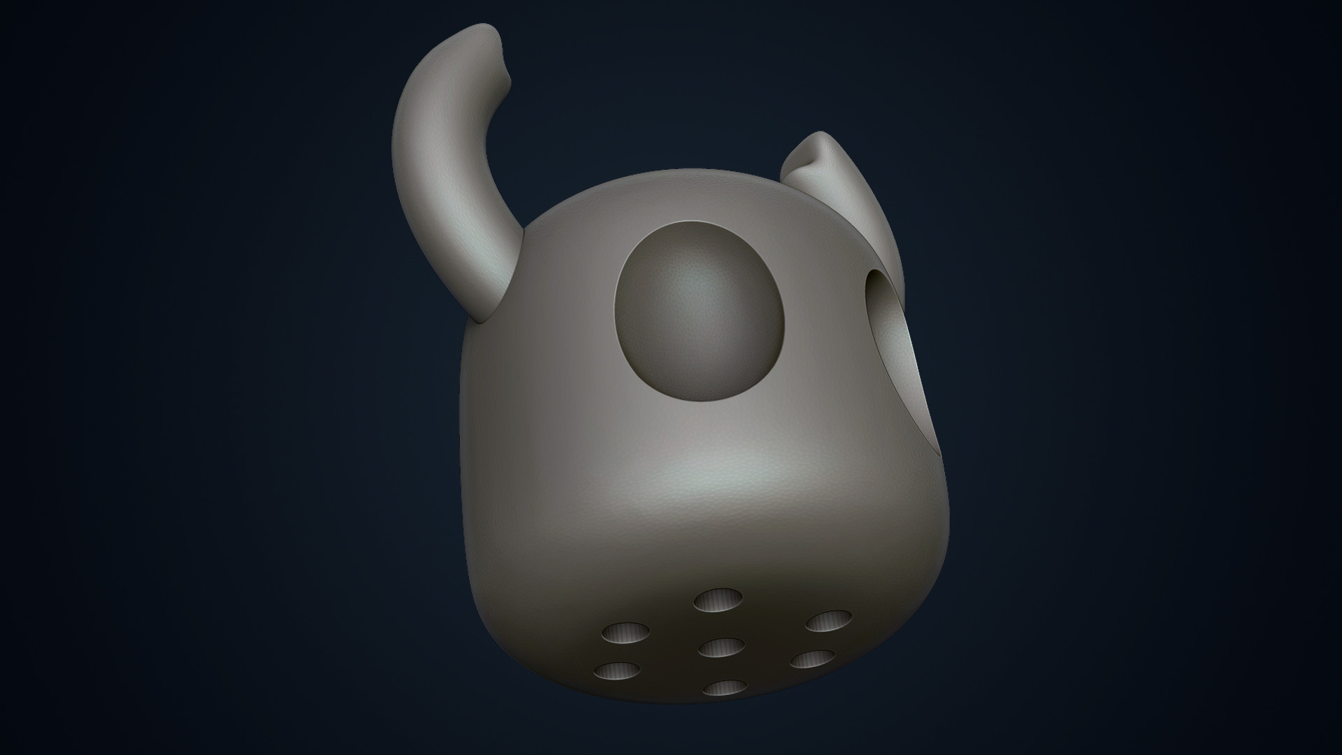 Hollow Knight 3D Flower Pot 3D print model_2