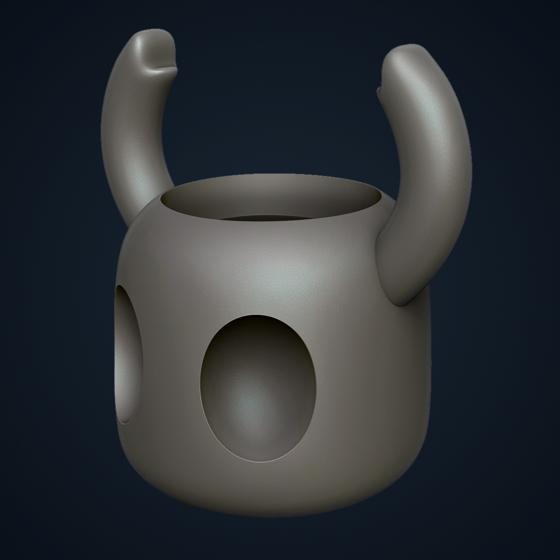Hollow Knight 3D Flower Pot 3D print model_5